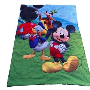 Disney  Theme Kids Blanket With Mickey Mouse Donald Duck And Goody